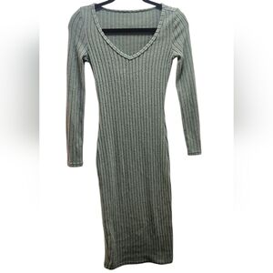 Shein green soft dress